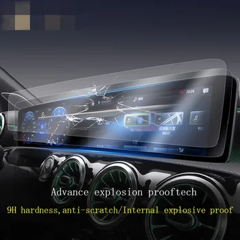 Za Mercedes Benz S-Razred Avto GPS Navigacija Film W221 W222 LCD Zaslon Kaljeno Steklo S350L S400L S450L S500 TPU Zaščitno folijo