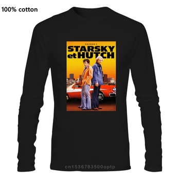 Tee Shirt Novo Odraslih Bombaž Unisex klasičnih 1970 TV show, Starsky Hutch majica s kratkimi rokavi 145978