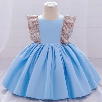 2021 Božič Obleko 1 Leto, Rojstni Dan Obleko Za Baby Girl Obleke Malčka Krst Princess Party Obleke Za Malčke Dekle Bleščica