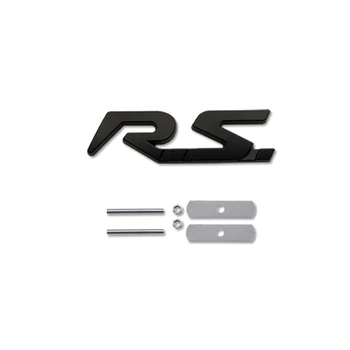 Avto Styling Kovinske Nalepke RS šport Emblem Rešetka Značko Decal Za Renault Clio RS in Megane Laguna Fluence Captur Zoe Modus delovna halja