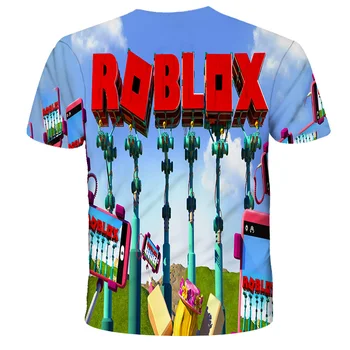 Los nuevos niños Robloxing Cosplay camiseta jersey de moda de ocio Vrhovi de niños niñas regalo de Navidad 2021 ropa de verano par