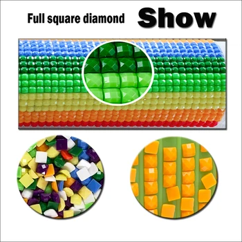 5D Diy Diamond Slikarstvo mozaik, poln Kvadrat/Krog Diamond Vezenje Navzkrižno Šiv kompleti Akvarel matere in otroka, za sobo Dekor