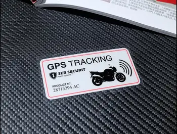 Opozorilo Etiketo GPS SLEDENJE, Alarmni Sistem, Nalepke, Anti-Theft Reflektivni Vinilne Nalepke za Sctooer Avtomobil,motorno kolo ,Kolo