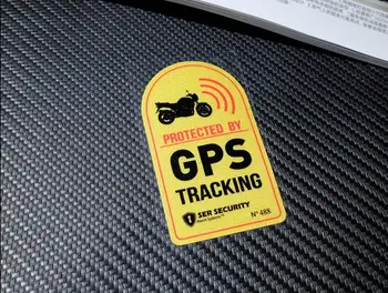 Opozorilo Etiketo GPS SLEDENJE, Alarmni Sistem, Nalepke, Anti-Theft Reflektivni Vinilne Nalepke za Sctooer Avtomobil,motorno kolo ,Kolo