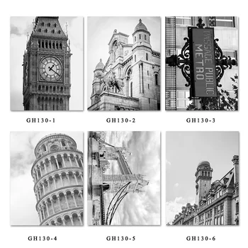 London Mesto Platno Natisne London Bridge Plakatov in Fotografij Črno-Belo Poševni Stolp v Pisi Wall Art Slike Dekoracijo 14922