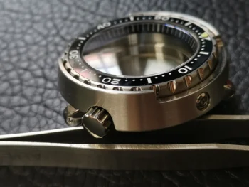 Spreminjanje Sapphire Kristalno Keramično Ploščo vstavite Tuna Watch Primeru 20ATM vodoodpornost Primeru Fit NH35A Gibanja