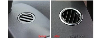 2PCS Chrome nadzorna plošča Air Vent Trim za Mercedes Benz E200 E260L W212 2010 - E Serije Notranje zadeve Styling Opremo