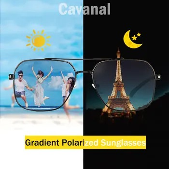 Gradient Kvadratnih Mens Polarizirana sončna Očala Leče blagovne Znamke Oblikovalec Retro Visoko Kakovostna sončna Očala TR90 Okvir UV400 za moške 2020