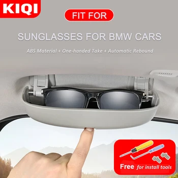 KIQI Nadgradnjo Auto Očala Primeru za BMW X3 X2 X5 F25 F15 2013 - 2021 Dodatki Avto sončna Očala Imetnik Polje Nadomestni Deli