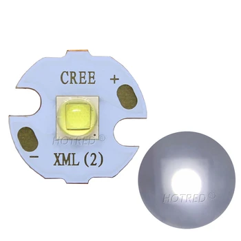 Najnovejši 10W XM-L2 XML2 T6 SMD5050 10W Cool White 7000K Kitajska Cree XLamp 80MIL LED Krogih Sijaj noge Diode svetilka Delov Žarnice