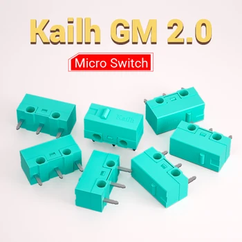 10Pcs Novo izvirno Kailh GM2.0 miško mikro stikalo Gaming igralni gumb preklopi 20 milijonov kliknite življenje lahko nadomestijo D2FC-F-7N (20M)