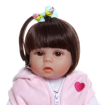 Baby doll, ki so prerojeni igrače 48 CM za celotno telo, silikonski roza prašičev obleka komplet premie bebe rodi punčko vode, ki so dokaz kopel lutka igrače darilo
