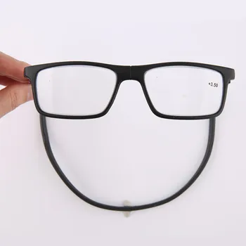 Unisex Magnet Branje Očala za Moške in Ženske Nastavljiv Vratu Visi Magnetno Mehko Magnetni Letnik Zložljiva Branje Očala