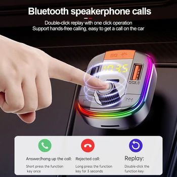Komplet Bluetooth 5.0 Prostoročni Brezžični Oddajnik FM LCD-MP3 Predvajalnik, USB Polnilec, QC 3.0 Za Mercedes Benz W203 W211 W204 W210