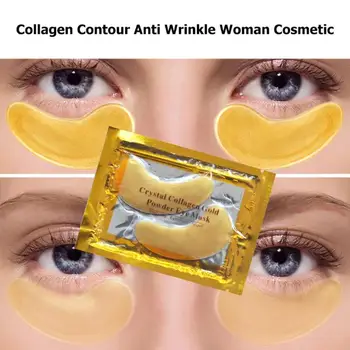 Kristalno Kolagena Zlato v Prahu Oči Masko Anti-Aging podočnjake Akne Lepotnih Popravkov Za Oči Nego Kože korejski Kozmetika 30Pcs
