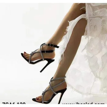 Moda Novo Poroko Ženska copate Kakovosti Ženske čevlji Plus Velikost Ženske Čevlji, Visoke Pete Sandala Gliruis