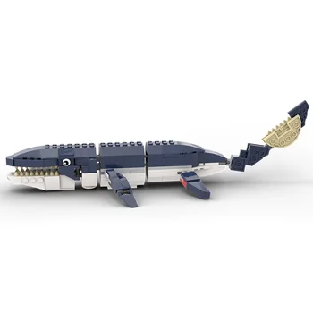 482PCS MOC Shark Set Model gradniki Prazgodovinske Morskih Bitij Prestavi Morje Globoko Bitja Mesto Klasične Opeke Igrače Darilo