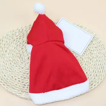 Plašč Pet Cosplay Kostum Božič Mucek, Rdeče Kape, Oblačila Oblačila Hat Santa Božič Smešno Stranka Pes Plašč