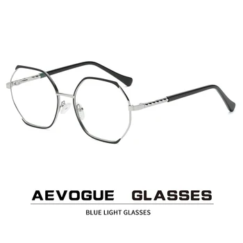 AEVOGUE Anti-Modra Očala, Računalnik Ogledalo Kovinsko Retro Očala Okvir Moda Kvadratnih Očala AE1038