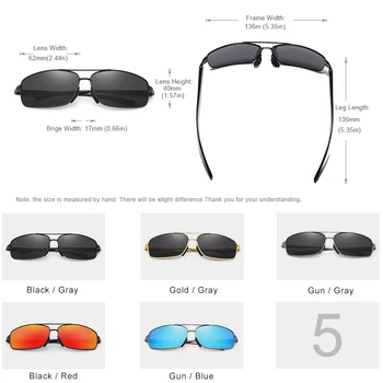 GXP aluminijast Okvir Polarizirana Ultralahkih Visoko Kakovostna sončna Očala Moški Ženske UV400 Zrcalni Objektiv, Classic, Retro Slog, sončna Očala 15378