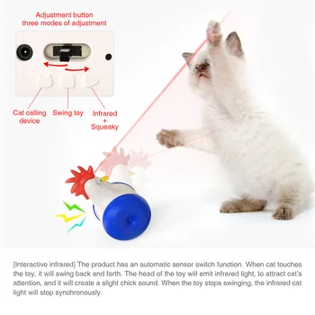 Mačje Igrače, Električni Multi Funkcijo Opozarjati Mešalniku Laser Draži Igrače Za Mačke Samodejno Indukcijske Gibanja Super Privabljanje Mucek