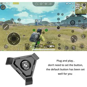 PUBG Mobilne Gamepad Krmilnika Gaming Tipkovnica Miška Pretvornik Za Android, ios, Telefon, IPAD Bluetooth 4.1 Adapter Brezplačno Darilo