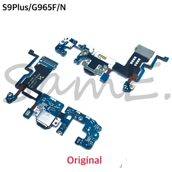 1pcs Polnjenje prek kabla USB Priključek Odbor Flex Kabel Z Mikrofonom Priključek Za Samsung S7 S8 S9 G930F G935F G950F G955F G960F G965F