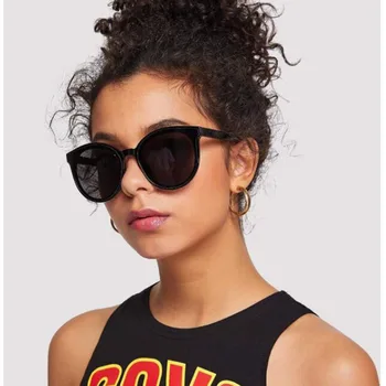 Ins Priporočamo, sončna Očala Za Ženske Osebnosti Trend PC Okvir sončna Očala Ženski Ocean Objektiv Prevlečeni sončna Očala Lunette Gafas 15663