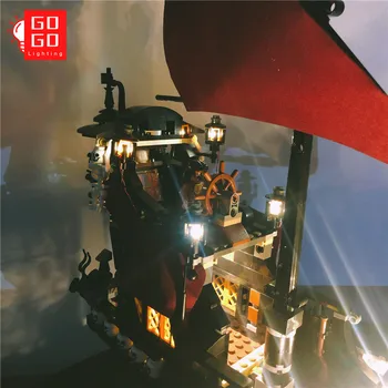 GOGOMOC blagovne Znamke LED Light Up Kit,Opremo lego 4195 za Pirati Ladja, Čoln Svetlobe Igrača (Le Svetloba Ni Model)