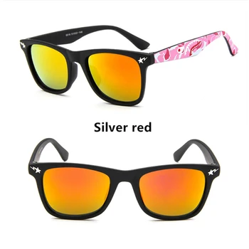 2019 Nov Modni Otroci sončna Očala Črnega Okvirja Barve UV400 Kvadratnih Retro Otroci sončna Očala Fantje Dekleta Mladičev, ki Prostem Očala