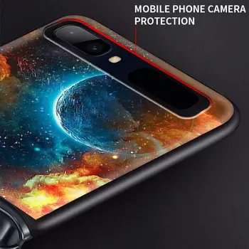 Drug Svet Kozmično Planet Odbijača Ohišje Za Samsung Galaxy Ž Flip Pokrov Za ZFlip 5G za 6,7