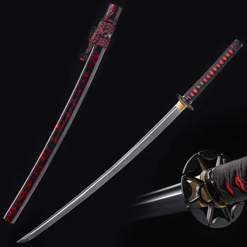 1060 Visoko Ogljikovega Jekla Katana Japonski Pravi Jekla Meč Polno Tang Rezilo Samurai Ostrino Doma Dekor