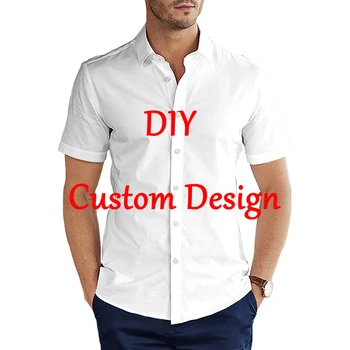 DIY za Oblikovanje po Meri Hawaiian beach poletje Moda Kratek rokav shirt Tiskanje 3d Mens Majica Harajuku Tee srajce Padec ladijskega prometa 16005