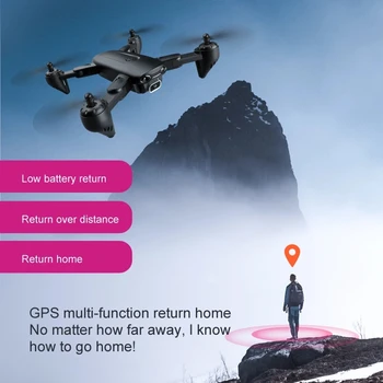 2021 NOVO F6 Brnenje GPS 4K 5G WiFi Živo FPV Quadrotor Let 25 Minut Rc Razdalja 1000m Brnenje širokokotni Dual Camera Igrače