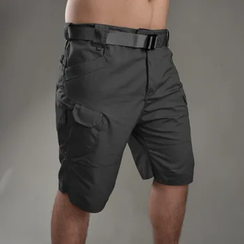 Moški Mestnih taktično hlače poleti Nepremočljiva Quick Dry Multi-žep Kratke Hlače na Prostem, Lov, Ribolov Vojaškega Tovora Hlače 161144