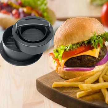 ABS Burger Pralni Burger Meso, Pritisnite Kombinacijo Burger Izdelavo Orodij Krog Nonstick Pie Plesni Kuhanje Dobave Kuhinja Accessorie