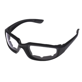 1 Kos Motocikla Windproof Dustproof Jahanje Očala Udobno Oblazinjeni 3-Palčni UV400 Polikarbonatne Leče Motocikla Očala