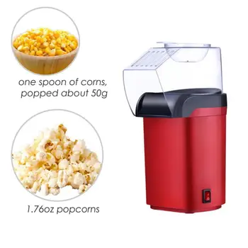 Mini Kokice Stroj na električni pogon Družinskih Stroškov Samodejno Kokice Stroj Otrok brez Olja Popcorn Maker Koruza Popper 163467