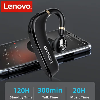 Lenovo HX106 Bluetooth 5.0 Slušalke HD Klic Brezžični IPX5 Vodotesne Slušalke Mikrofon Za Vožnjo Srečanje za Zmanjšanje Hrupa, HIFI Stereo