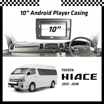 2Din Avdio Vgradnjo Adapter Plošča Okvir za Vgradnjo Avto Dodatki Za Toyota Hiace 2012-2018 10.1 inch Android MP5 Predvajalnik Ohišje Okvir