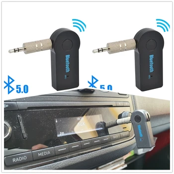 Bluetooth Slušalke Brezžični Adapter Sprejemnik Slušalke Mikrofon priključek Mikro priključek za Slušalke Črno za Pametni telefon Avto Dom Glasbe