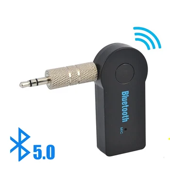 Bluetooth Slušalke Brezžični Adapter Sprejemnik Slušalke Mikrofon priključek Mikro priključek za Slušalke Črno za Pametni telefon Avto Dom Glasbe