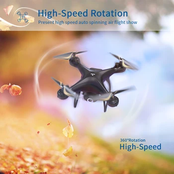 SNAPTAIN Rc Brnenje 2k širokokotni HD 1080P Kamera WiFi fpv Brnenje Fotoaparat FPV Quadcopter Glasovni Nadzor Helikopter Igrače rc dron darilo