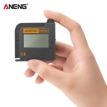ANENG 168Max Digitalni Litij-Zmogljivost Baterije LCD Tester za Baterije Napetost Digitalni Tester za Litijeve Baterije Zmogljivosti Diagnostično Orodje
