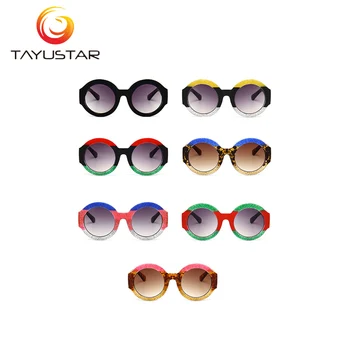 MEESHOWSTAR 2020 moda nove modne ženske sončna očala okrogla sončna očala gotskem stilu visoke kakovosti multicolor očal okvir