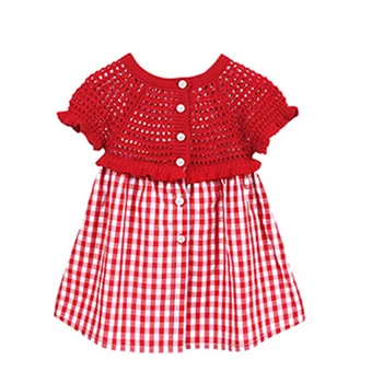 Novo Leto 2020 Poletnih Otroške Obleke Za Dekleta Princesa Obleke Otroci Dekle Čistega Bombaža, Kratek Rokav Obleka Votlih Iz Omrežja Obleko
