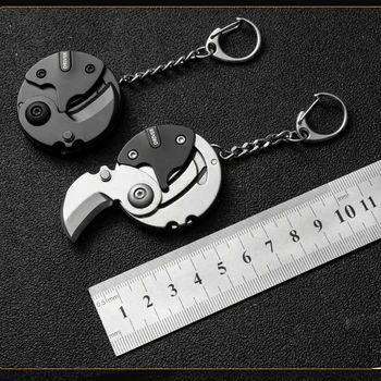 2021 novo Večnamensko Žep Krat Mini Kovanec Nož, Izvijač, ki Visi Keychain Keyring Nož Prostem Preživetje Sili Orodje