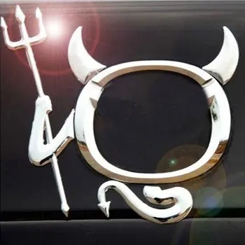 Priljubljena 3D Malo Hudič Avto Nalepke Demon Styling Auto Emblem Logotip Papir, Nalepke za Avto Dekoracijo Malo Demon Guardian Avto Nalepke