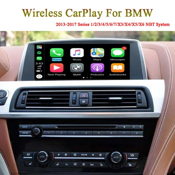 Brezžični Apple CarPlay Za BMW-1-series F20 F21 F44 F52 2013 2016 2017 Avto Auto Play Android Ogledalo Vzvratno Kamero