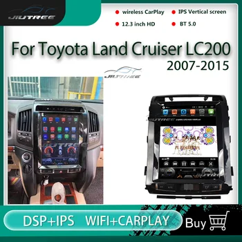 IPS Zaslon Android Avto Radio Za Toyota Land Cruiser LC200 2007-Navigation Multimedijski Predvajalnik, 2 Din Auto Stereo magnetofon 1674